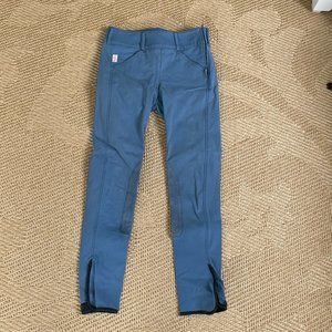 Girls' Tailored Sportsman Blue Breeches Size 12